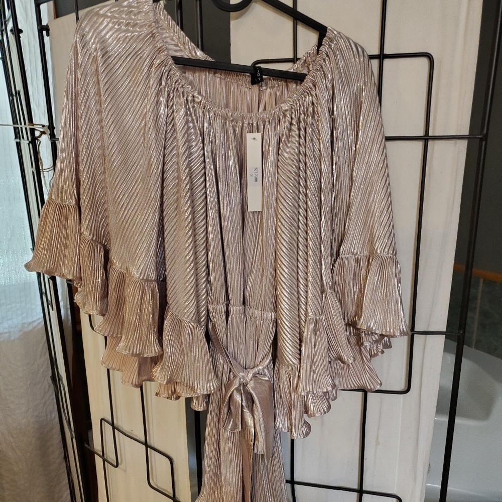 Gold romper